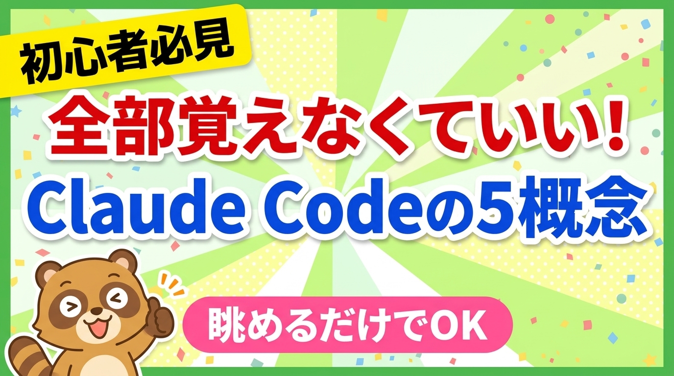 Claude Codeの5つの用語
